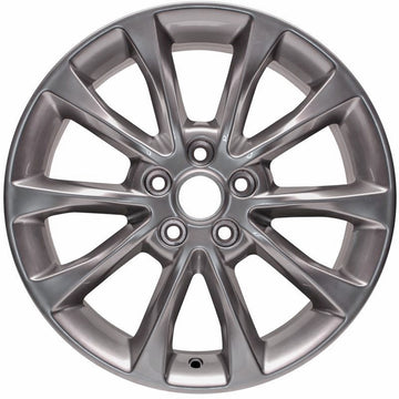 New 17" 2017-2018 Ford Fusion Hyper Silver Replacement Alloy Wheel - 10119