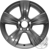 New 17" 2014-2017 Jeep Patriot Charcoal Grey Replacement Alloy Wheel - 2380 - Factory Wheel Replacement