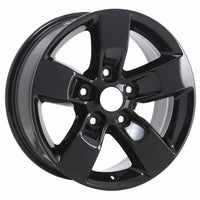 Set of 4 New 17x7" 2019-2023 Dodge Ram 1500 Classic Gloss Black Alloy Wheels - Factory Wheel Replacement