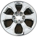 Clean Take Off 20" 2019-2022 Dodge Ram 1500 Chrome Clad Replacement Alloy Wheel - 2679