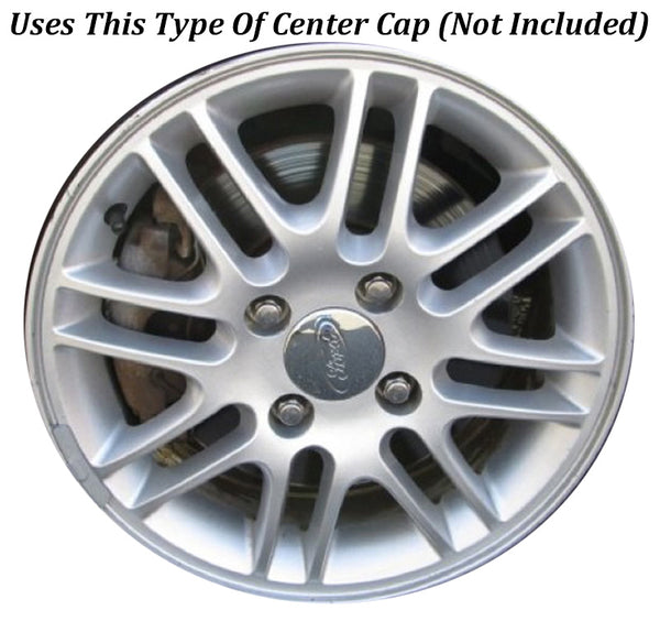 New 15" 2000-2011 Ford Focus All Silver Replacement Alloy Wheel - 3367 - Factory Wheel Replacement