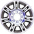 New 20" 2011-2016 Ford F-250 Polished and Brown Replacement Alloy Wheel