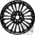 New Reproduction Black Center Cap for Ford Fusion Alloy Wheel 3960 - Factory Wheel Replacement