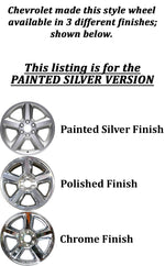 New 20" 2007-2014 Chevrolet Tahoe All Silver Replacement Alloy Wheel - Factory Wheel Replacement