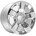 New Reproduction Center Cap for 20" Chrome Alloy Wheel from 2014-2018 Chevy 1500 Trucks/SUV's - Factory Wheel Replacement