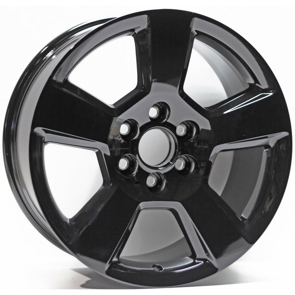 New 20" 2019 GMC Sierra 1500 Limited Gloss Black Replacement Wheel - 5652 - Factory Wheel Replacement