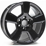 New 20" 2016-2019 Chevrolet Suburban 1500 Gloss Black Replacement Wheel - Factory Wheel Replacement