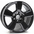 New Set of 4 20x9" 2007-2018 Chevrolet Silverado 1500 Black Reproduction Alloy Wheels