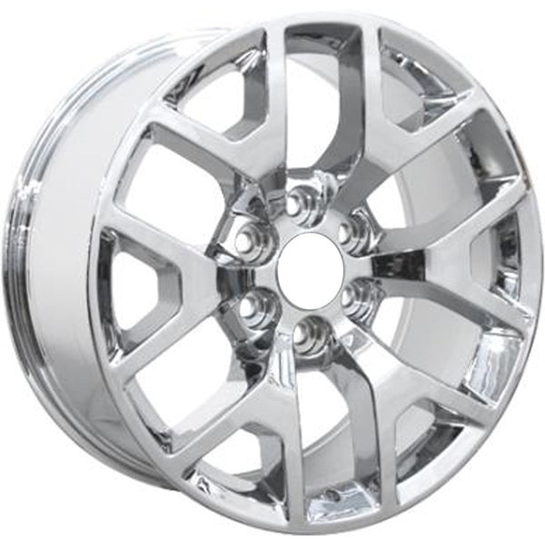 New 20" 2014-2018 GMC Sierra 1500 Chrome Replacement Alloy Wheel - 5656 - Factory Wheel Replacement