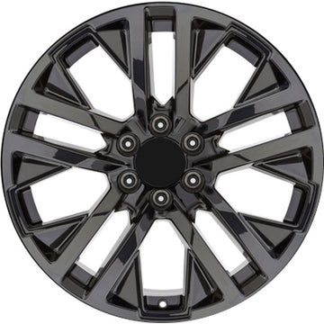 New 22" 2019-2023 GMC Sierra 1500 Gloss Black Replacement Alloy Wheel - 5903