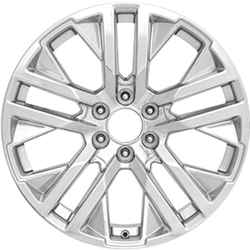 New 22" 2019-2022 Chevrolet Silverado 1500 Polished Replacement Alloy Wheel - 5902/5903