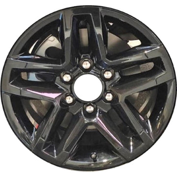 New 18" 2019-2022 Chevrolet Silverado 1500 Black Replacement Alloy Wheel - 5911