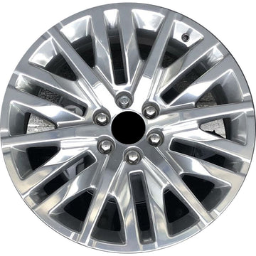 New 22" 2019-2024 Chevrolet Silverado 1500 Polished Replacement Alloy Wheel - 5921
