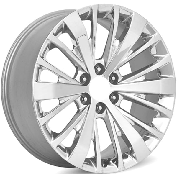 New 22" 2019-2023 GMC Sierra 1500 Chrome Replacement Alloy Wheel - 5945 - Factory Wheel Replacement