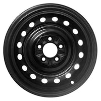 New 17" 17x7" 2014-2020 Nissan Rogue Replacement Black Steel Wheel - 62618 - Factory Wheel Replacement