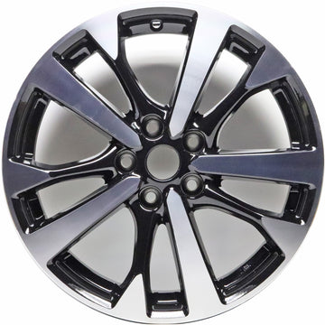 New 18" 2018 Nissan Altima Machine Black Replacement Alloy Wheel - 62720