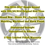 New 16" 2016-2017 Honda Accord Replacement Alloy Wheel - 64078 - Factory Wheel Replacement