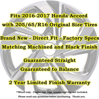 New 16" 2016-2017 Honda Accord Replacement Alloy Wheel - 64078 - Factory Wheel Replacement