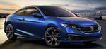 2017-2021 Honda Civic with 18" Smoke Clearcoat Black Machine Factory Alloy Wheels