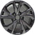 New Set of 4 Black Reproduction 2.75" Center Caps for Alloy Wheels from 2017-2021 Honda Civic - Factory Wheel Replacement