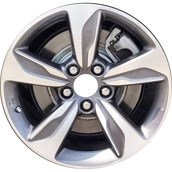 New 18" 2018-2023 Honda Odyssey Machined Charcoal Replacement Alloy Wheel - 64119 - Factory Wheel Replacement