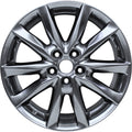 New 18" 2017-2018 Mazda 3 Smoked Hyper Silver Replacement Alloy Wheel - 64940