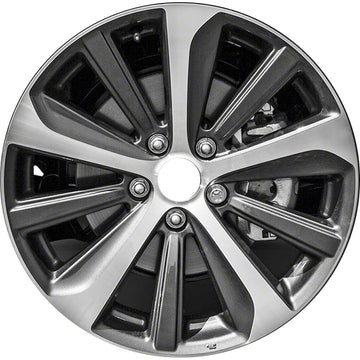 New 18" 2015-2019 Subaru Legacy Machined Charcoal Replacement Alloy Wheel - 68825