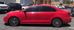 2016 Volkswagen Jetta with 17" Machined and Black Factory Alloy Wheels
