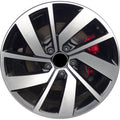 New 18" 2019-2021 Volkswagen Jetta GLI Machine Black Replacement Alloy Wheel - 70060