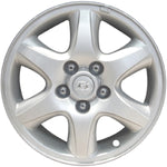 Used Factory OEM 2005-2009 Hyundai Tucson Button Center Cap 2 3/8" Diameter - 52960-38300, 52960-3K210, 52960-3K250 - Factory Wheel Replacement