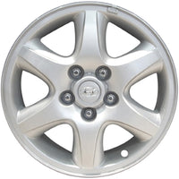 Used Factory OEM 2005-2009 Hyundai Tucson Button Center Cap 2 3/8" Diameter - 52960-38300, 52960-3K210, 52960-3K250 - Factory Wheel Replacement