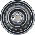 New 15" 15x6" 2014-2018 Kia Forte Replacement Black Steel Wheel - 70805