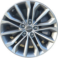 Used Factory OEM 2015-2019 Hyundai Genesis Button Center Cap 2 5/16" Diameter - 52960-B1000 - Factory Wheel Replacement