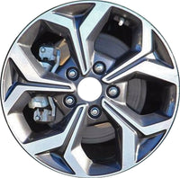 16" 2019-2021 KIA Forte Machine Charcoal Replacement Alloy Wheel