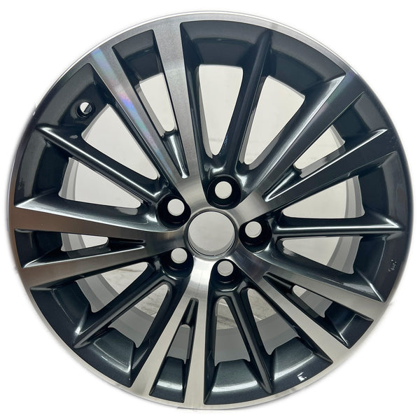 16" 2014-2019 Toyota Corolla Machine Charcoal Replacement Alloy Wheel