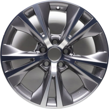 New 18" 2014-2019 Toyota Highlander Machined Charcoal Replacement Alloy Wheel - 75162