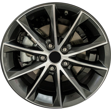 New 18" 2015-2017 Toyota Camry Machined Charcoal Replacement Alloy Wheel - 75172