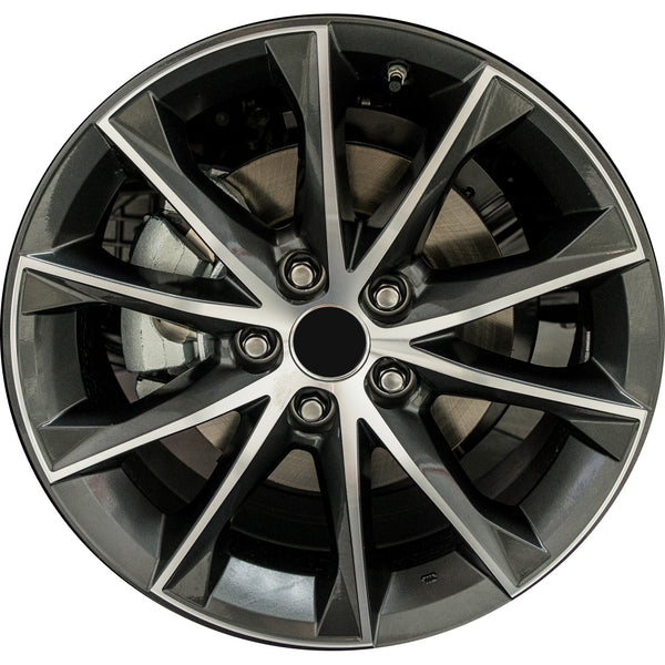 New 18" 2015-2017 Toyota Camry Machined Charcoal Replacement Alloy Wheel