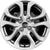 Used Factory OEM 2016 Scion iA Center Cap 2" Diameter Black and Chrome 42603-WB002, DE8C-37190, K3161, 75181 - Factory Wheel Replacement