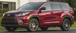 19" 2017-2019 Toyota Highlander SE with Machined and Black Replacement Alloy Wheels