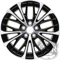 New Reproduction Black Center Cap for Many Toyota Aluminum Alloy Wheels - BC-588U45 - Factory Wheel Replacement