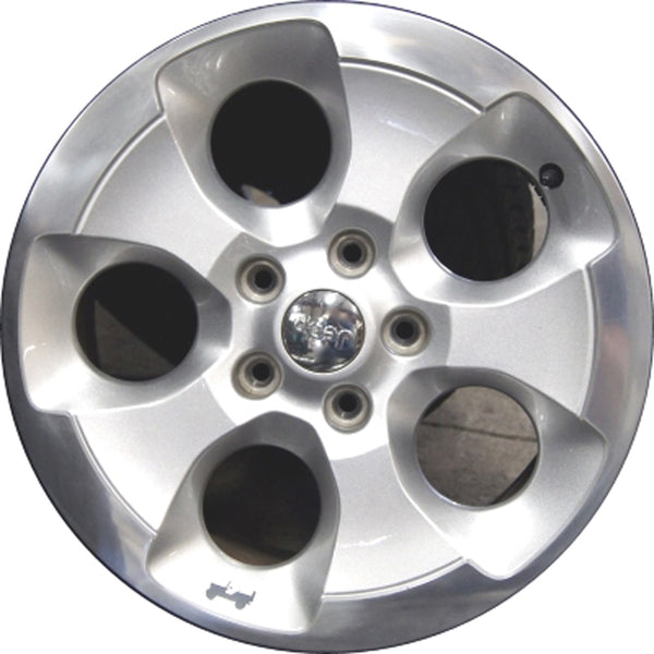 Factory OEM 2014-2018 Jeep Wrangler Button Center Cap 2.25" Diameter 1XA51TRMAA - Factory Wheel Replacement