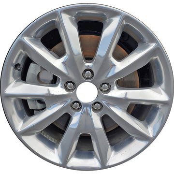 New 18" 2014-2018 Jeep Cherokee Full Polished Replacement Alloy Wheel - 9132