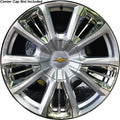 New 22" 2021-2024 Chevrolet Suburban Replacement Alloy Wheel - 14046
