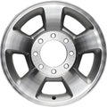 New 17" 2003-2009 Dodge Ram 3500 SRW Machined Replacement Alloy Wheel