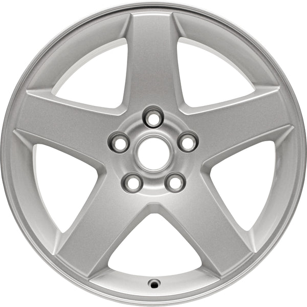 New 17" 2006-2010 Dodge Charger RWD All Silver Replacement Wheel