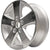 New 17" 2011-2018 Dodge Grand Caravan Machined Silver Replacement Wheel - Factory Wheel Replacement