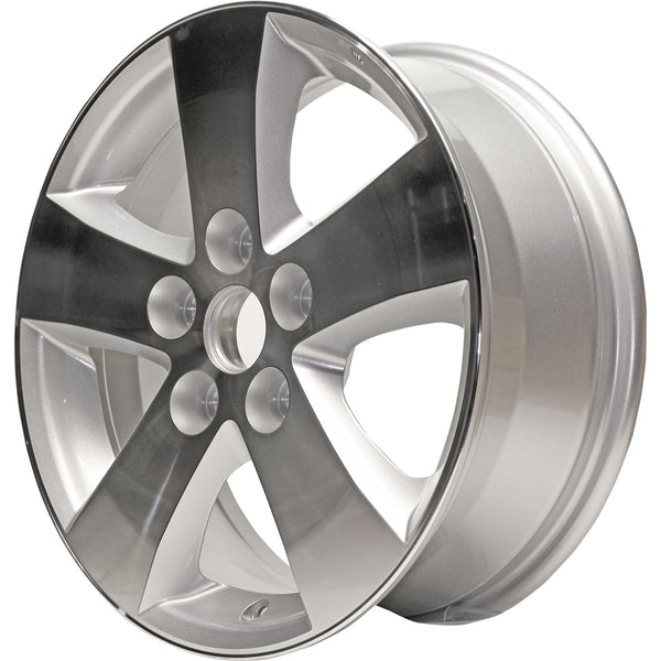 New 17" 2011-2018 Dodge Grand Caravan Machined Silver Replacement Wheel - Factory Wheel Replacement