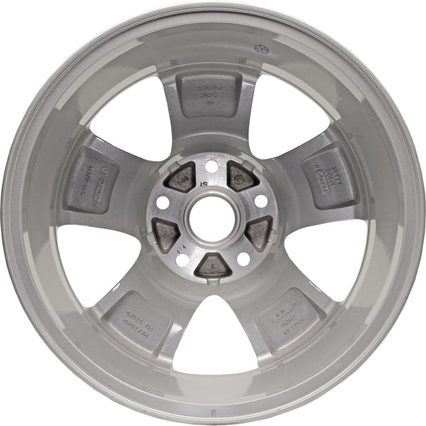 New 17" 2011-2018 Dodge Grand Caravan Machined Silver Replacement Wheel - Factory Wheel Replacement