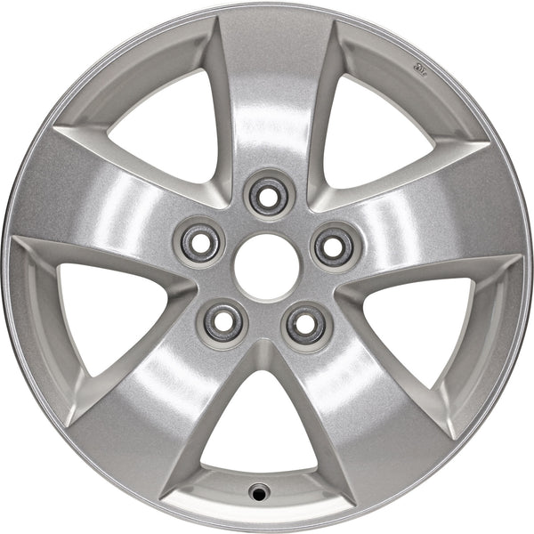 New 17" 2011-2018 Dodge Grand Caravan All Silver Replacement Alloy Wheel - Factory Wheel Replacement